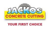 jackos concrete cutting business logo