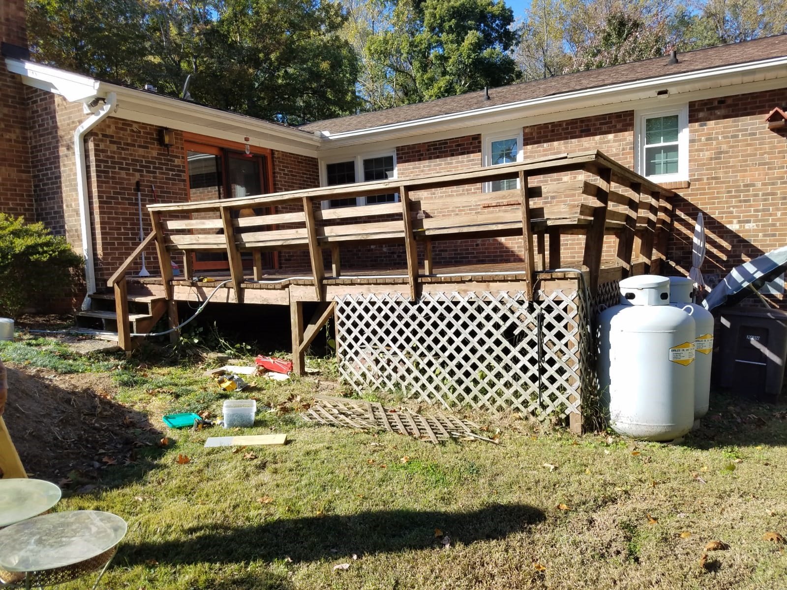 Deck Staining Greensboro, NC Dependable Painting & Improvements, Inc.