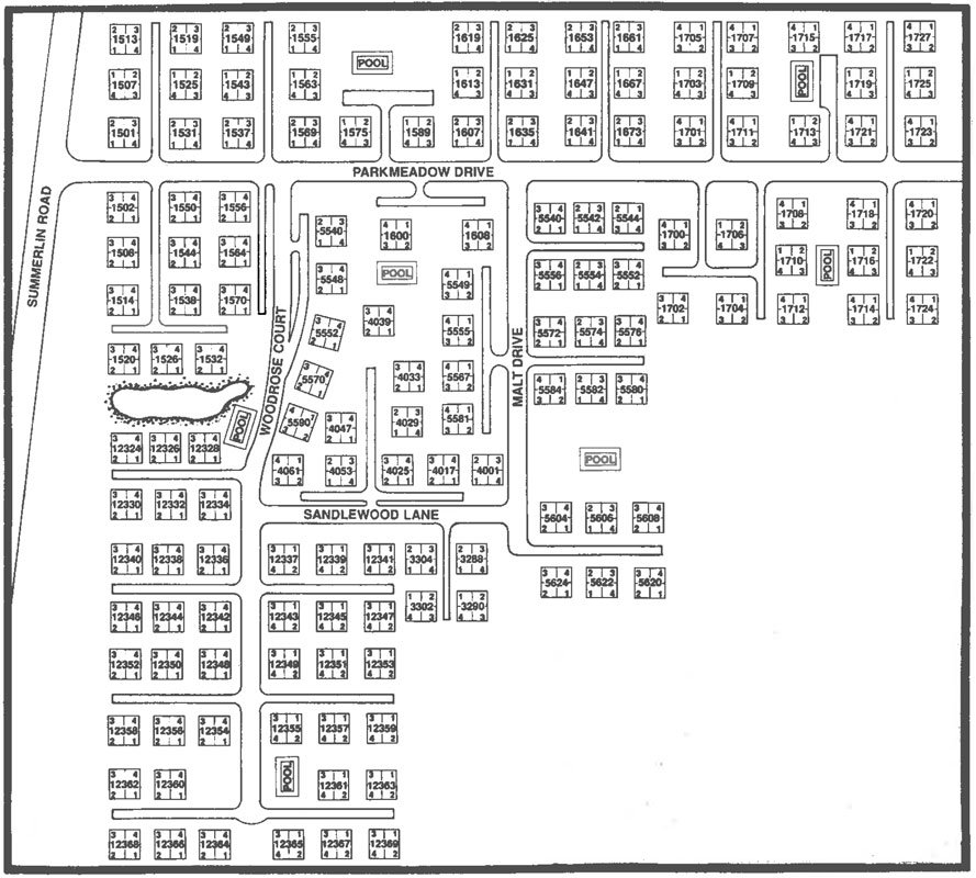 Parkwoods Site Plan Malt Realty & Development CO.