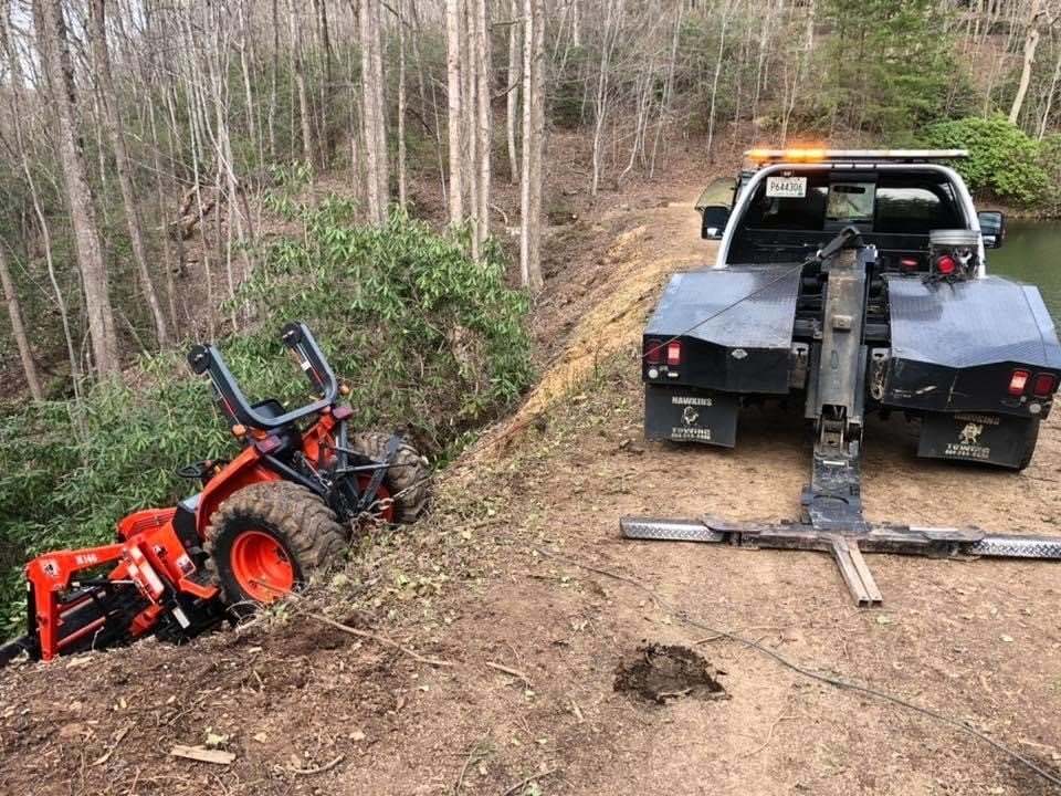 Check Hawkins Towing in Action in Greenville, SC