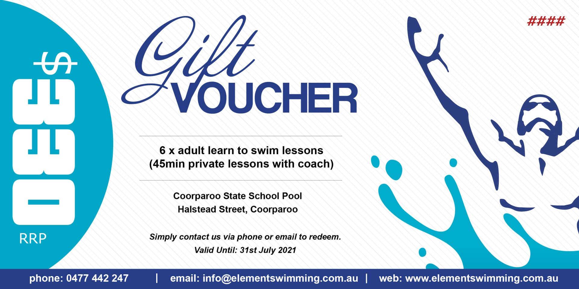 Gift Vouchers | Element Swimming