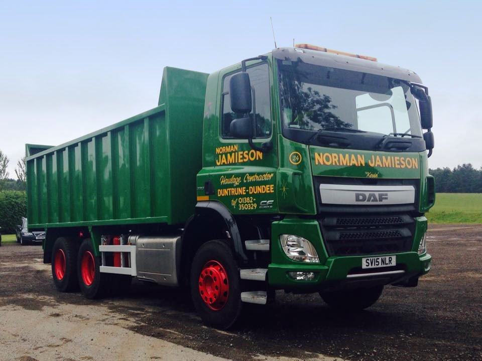 Tippers for hire Norman Jamieson Ltd