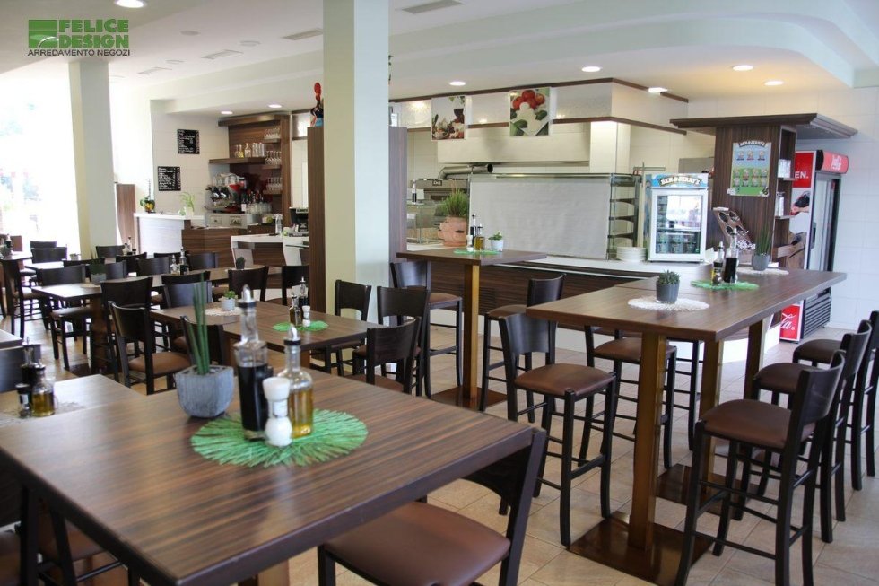 Arredo pizzerie ristoranti campobasso felice design di biasella n. Arredamento pizzeria moderno