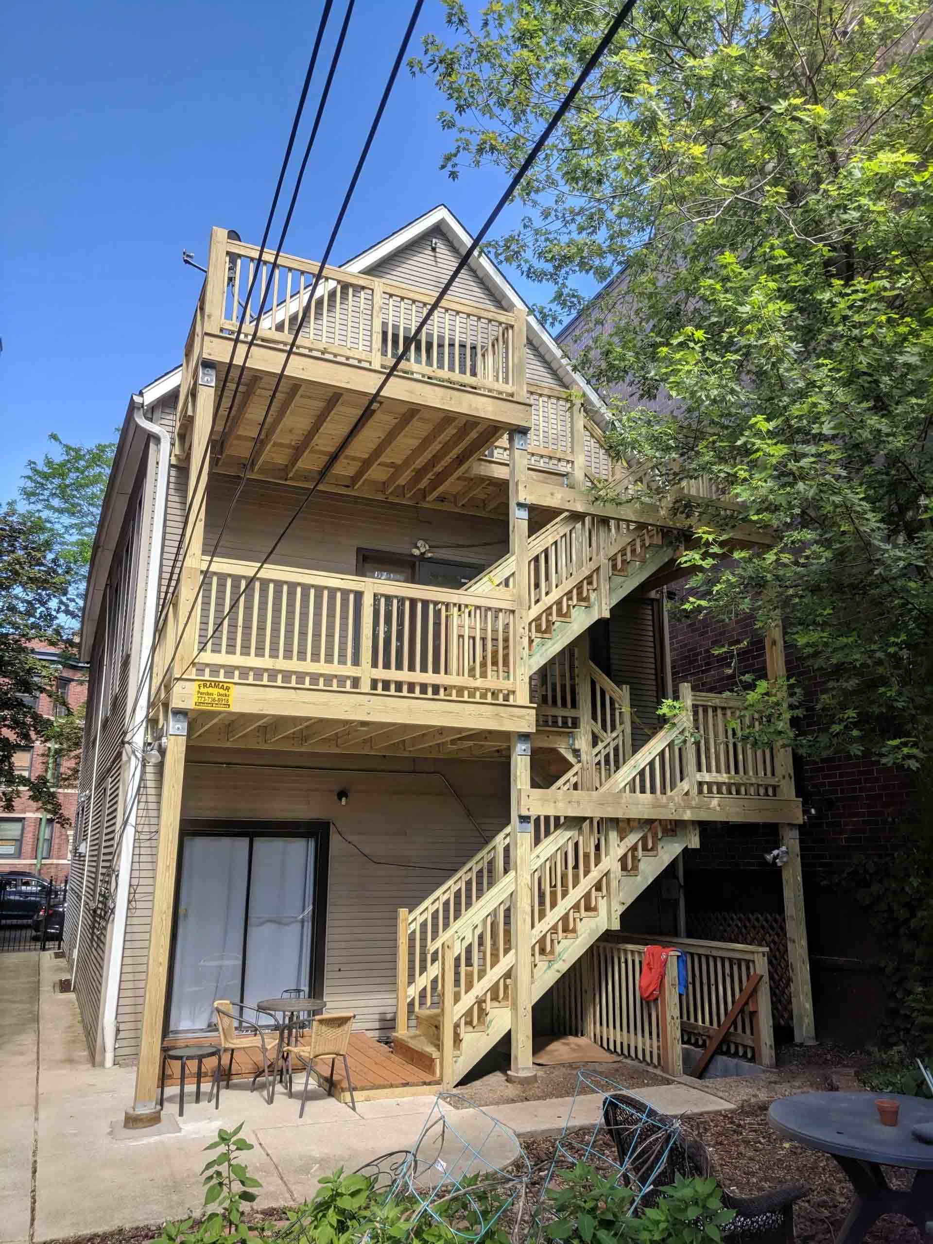 gallery - Chicago,, IL - Framar Frackiel Builders, Porches and Decks
