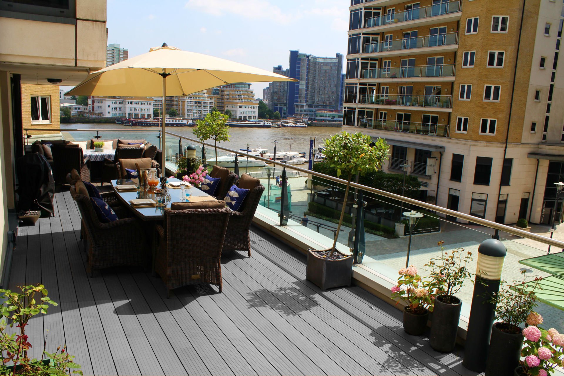 Composite decking in Sheffield Timber Specialists (Sheffield) Ltd