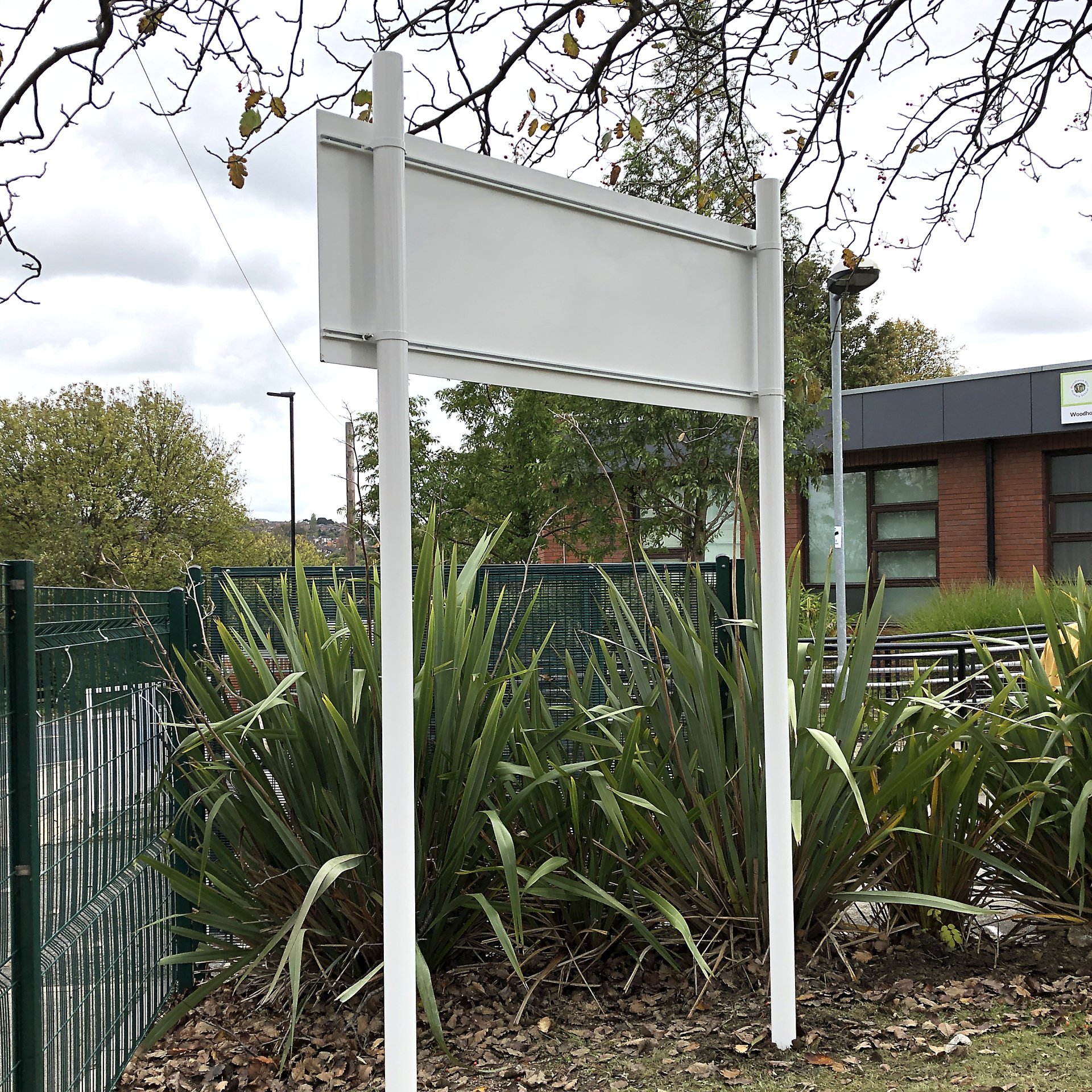 Steel Rhs Sign Post Post and Rail Signs - Freestanding or Fence Fixings