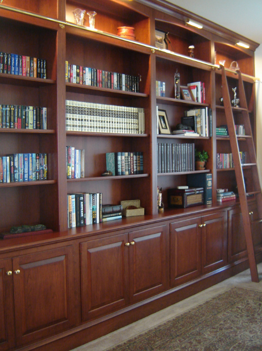 Custom Bookshelves Lehigh Valley, PA Odhner & Odhner Fine Woodworking
