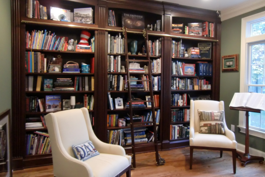 Custom Bookshelves Lehigh Valley, PA Odhner & Odhner Fine Woodworking
