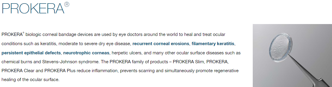 Is Prokera Good For Dry Eyes? : To use or not to use amniotic membrane ...