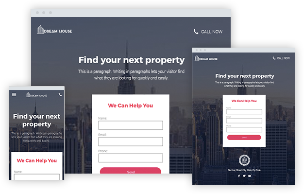 Real Estate Landing Page