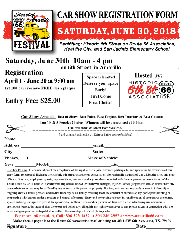 route 66 eat drink antique art show registration form