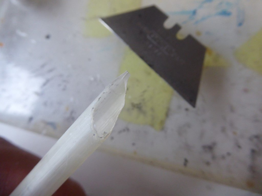 The kulmus (quill) and how to cut it