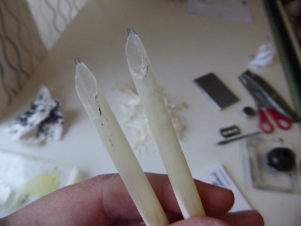 The kulmus (quill) and how to cut it