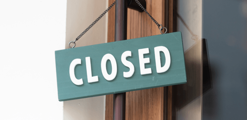 Why are we closed?