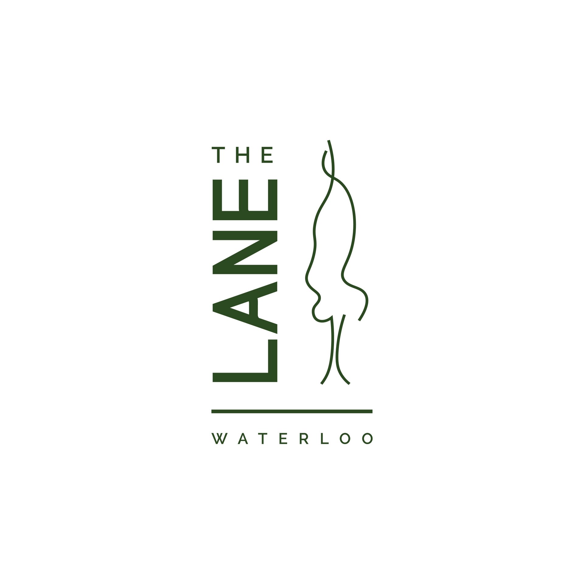 The Lane Waterloo logo designed By Vanilla Hayes