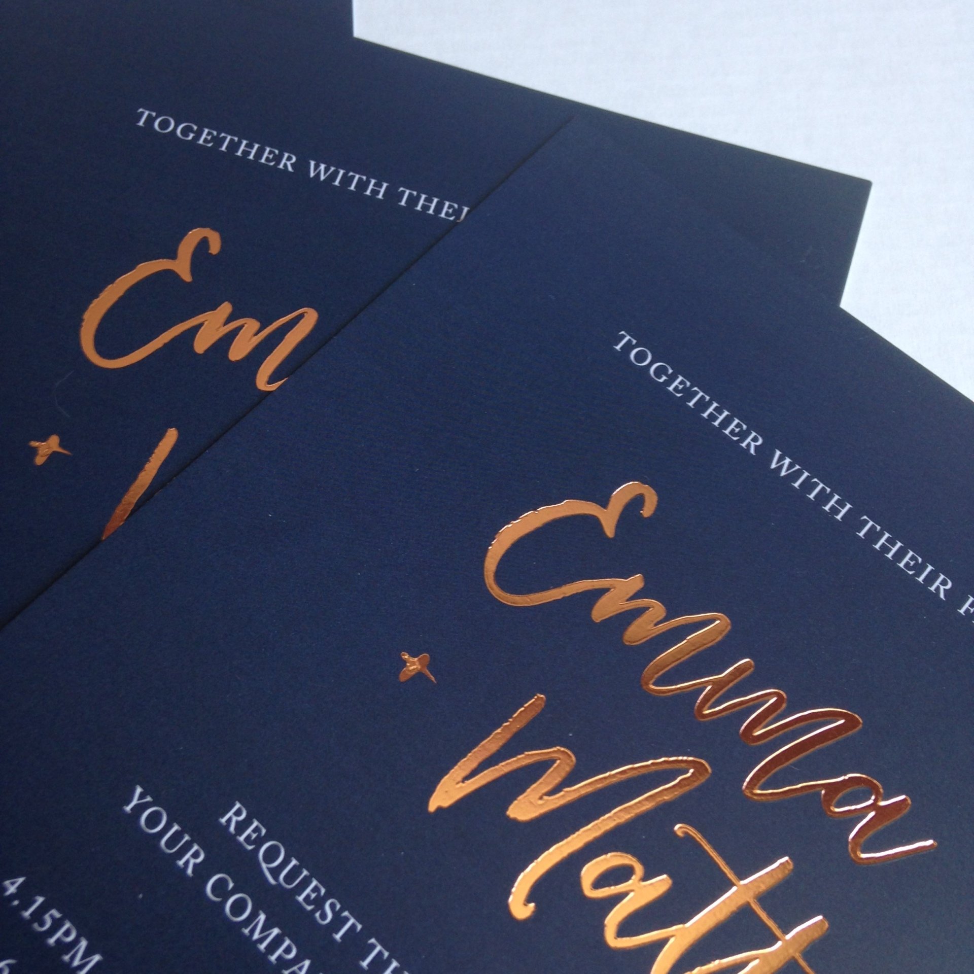 Wedding Invitations designed by Vanilla Hayes creative graphic design  studio in Blenheim, Marlborough, New Zealand