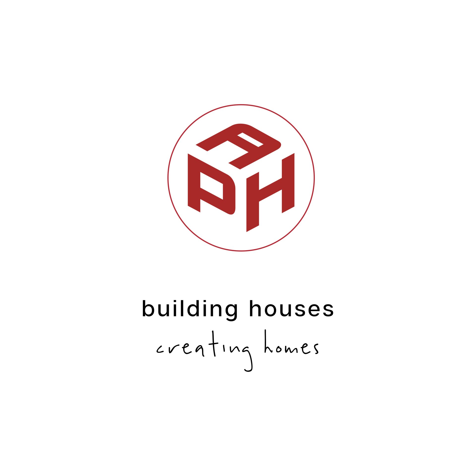 APH homes logo designed by Vanilla Hayes creative graphic design  studio in Blenheim, Marlborough, New Zealand