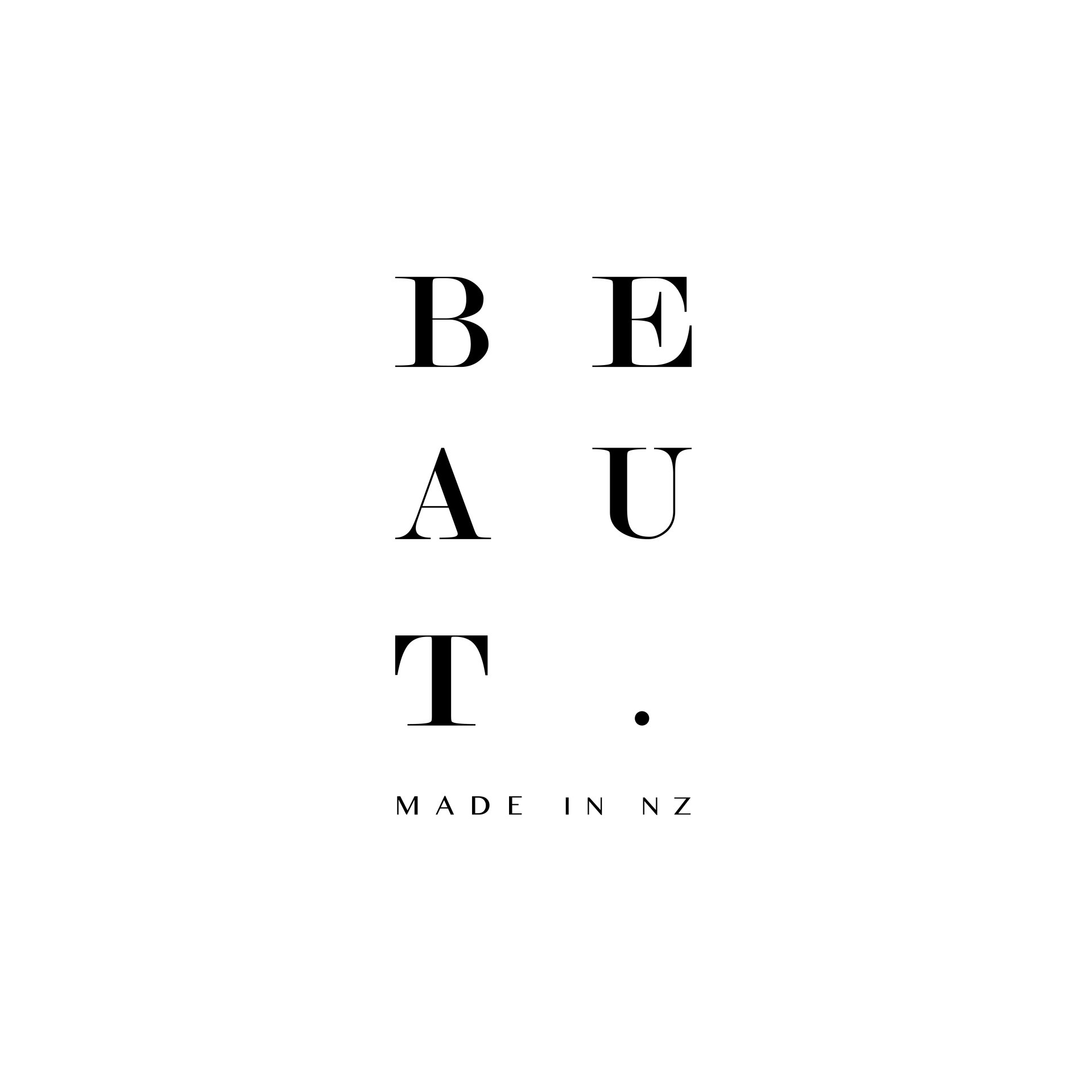 Beaut logo designed by Vanilla Hayes creative graphic design  studio in Blenheim, Marlborough, New Zealand