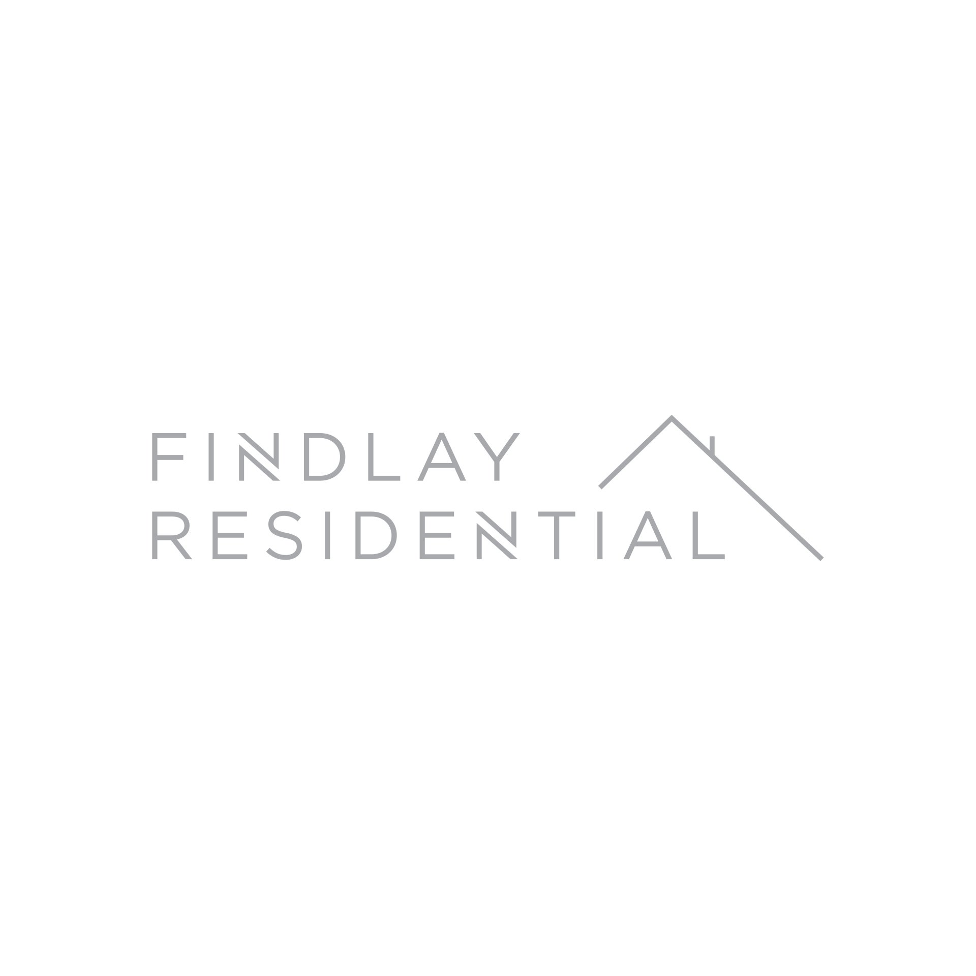 Findlay Residential logo designed by Vanilla Hayes creative graphic design  studio in Blenheim, Marlborough, New Zealand