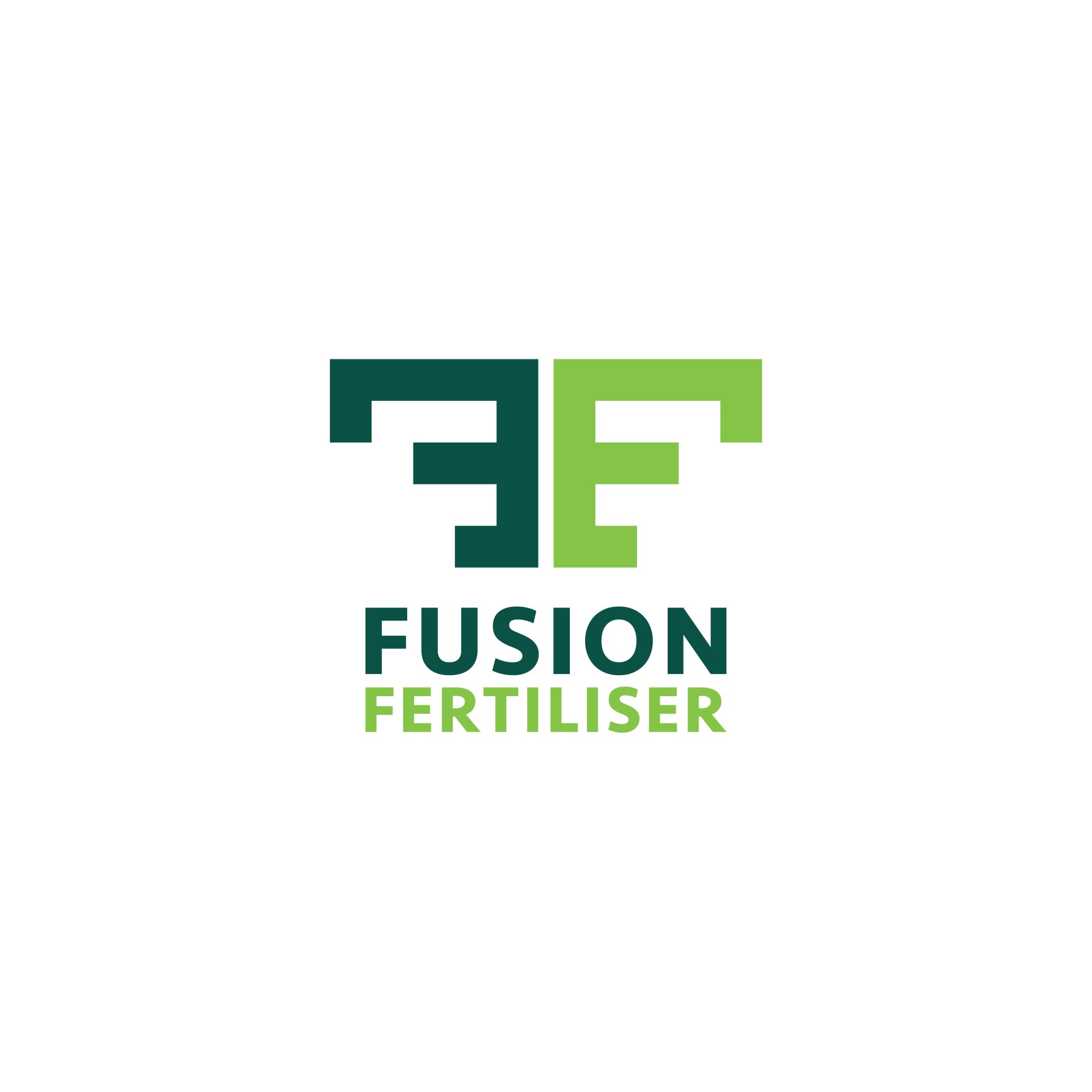 Fusion Fertiliser logo designed by Vanilla Hayes creative graphic design  studio in Blenheim, Marlborough, New Zealand