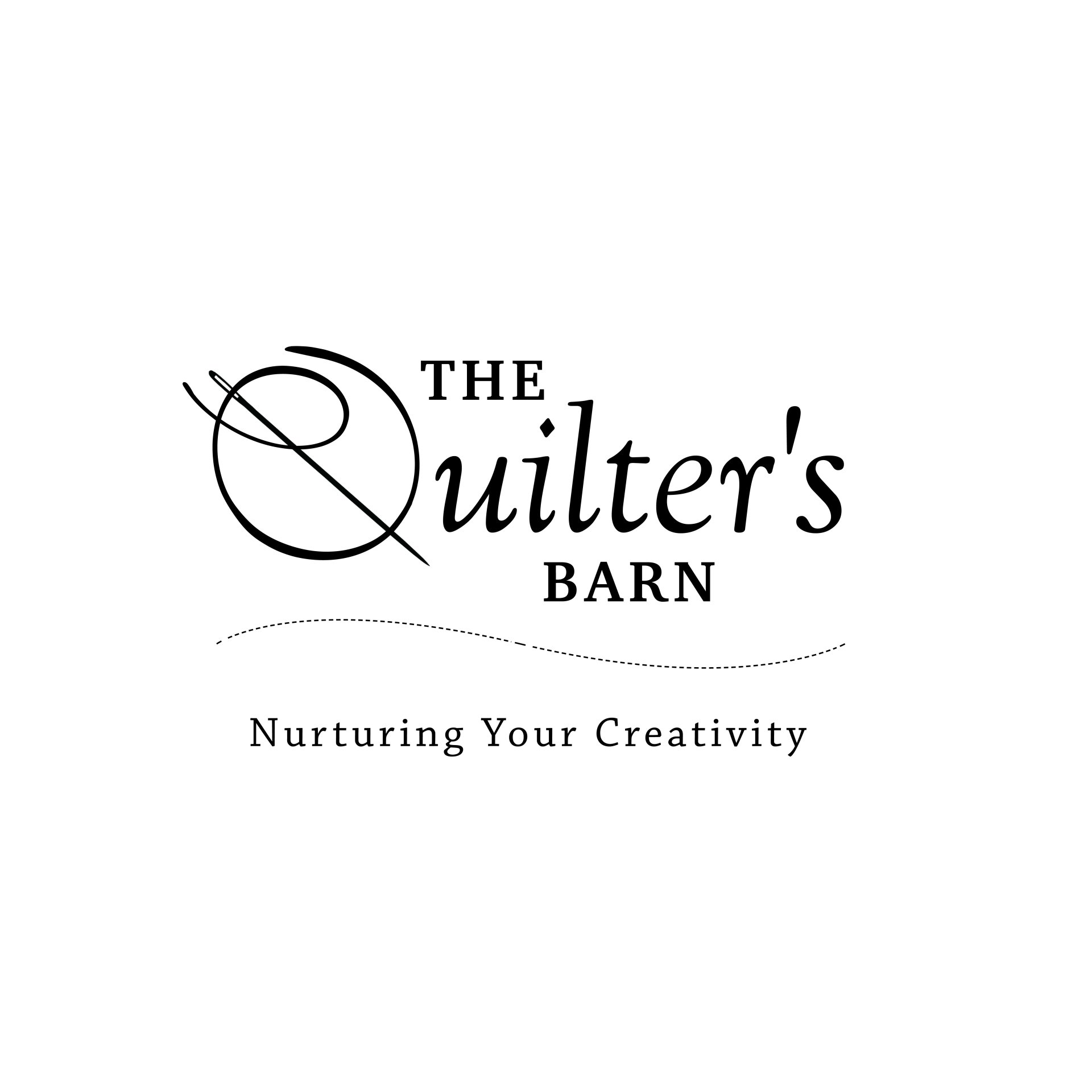 The Quilters Barn logo designed by Vanilla Hayes creative graphic design  studio in Blenheim, Marlborough, New Zealand