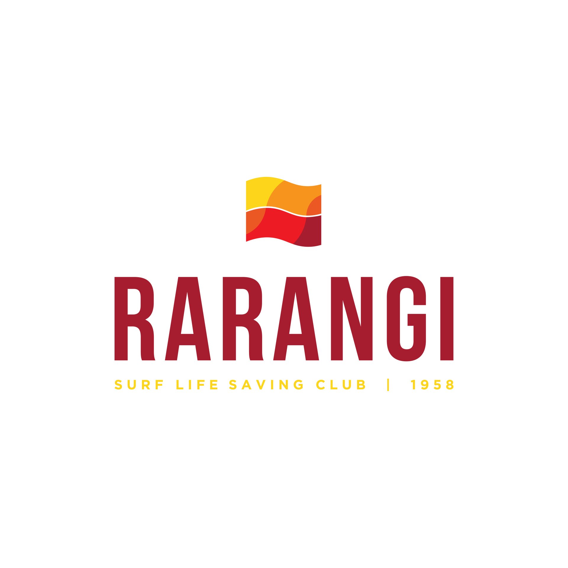 Rarangi Surf Life Saving logo designed by Vanilla Hayes creative graphic design  studio in Blenheim, Marlborough, New Zealand