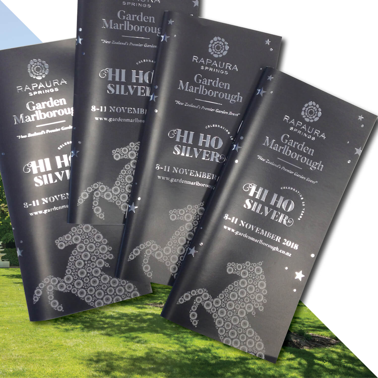 Garden Marlborough Information booklet designed by Vanilla Hayes creative graphic design  studio in Blenheim, Marlborough, New Zealand