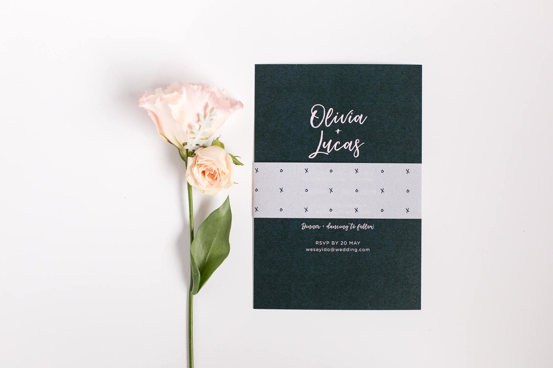 Wedding Invitation Collection designed by Vanilla Hayes creative graphic design  studio in Blenheim, Marlborough, New Zealand