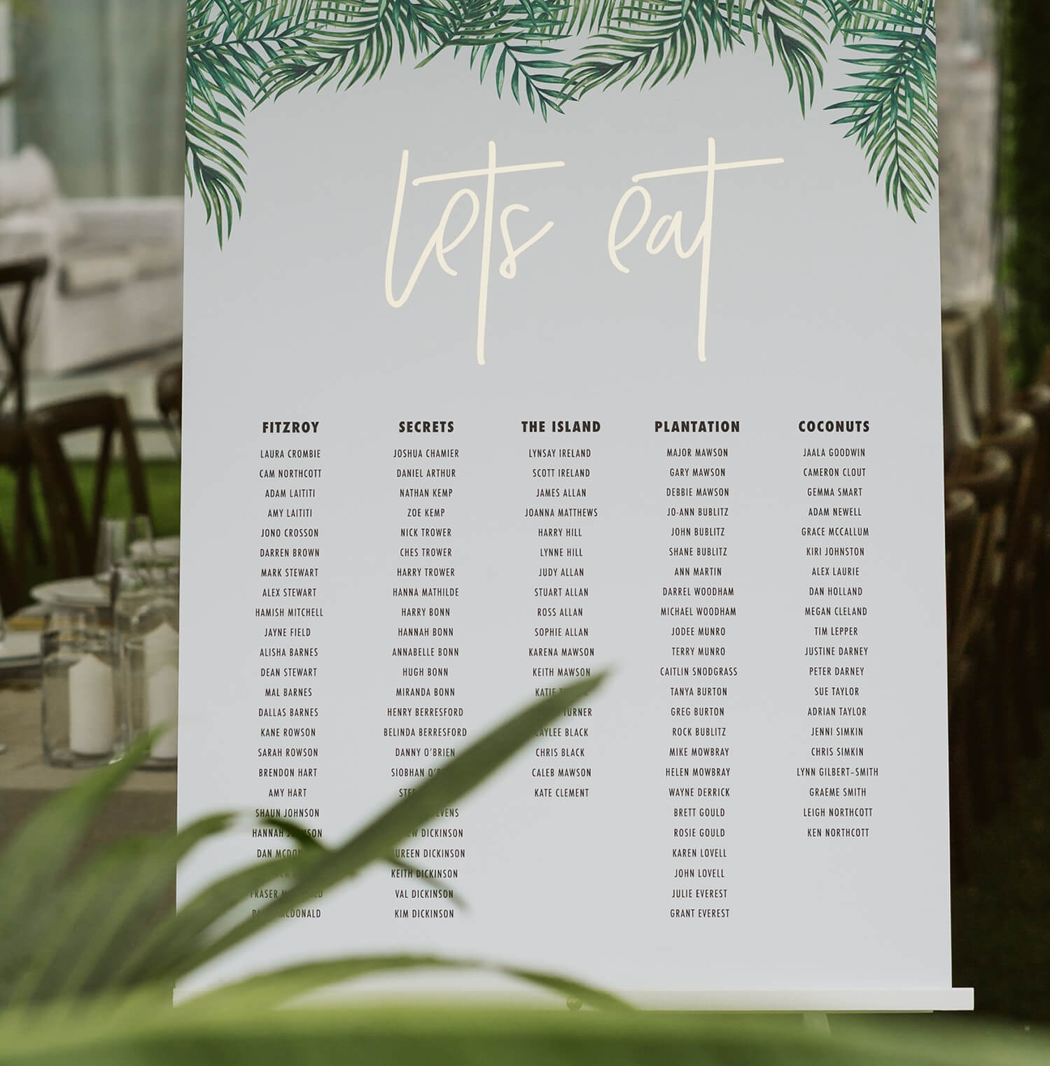 On the day wedding stationery designed by Vanilla Hayes creative graphic design  studio in Blenheim, Marlborough, New Zealand