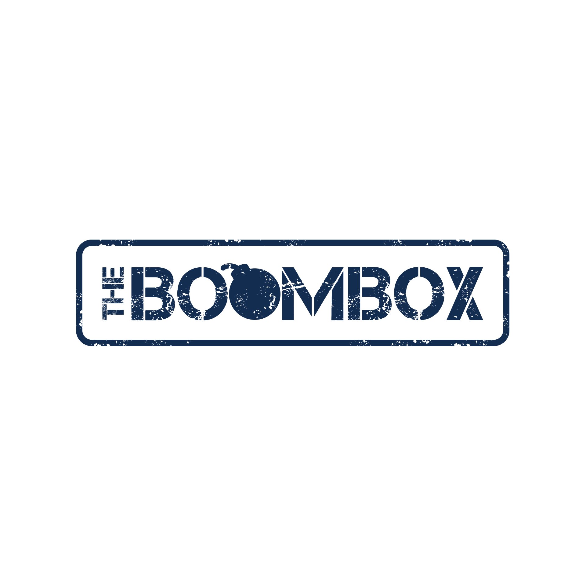 The Boombox logo designed By Vanilla Hayes