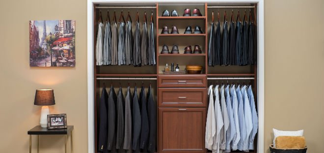 Is It Worth Getting A Small Closet Professionally Organized Mens Small Custom Closet