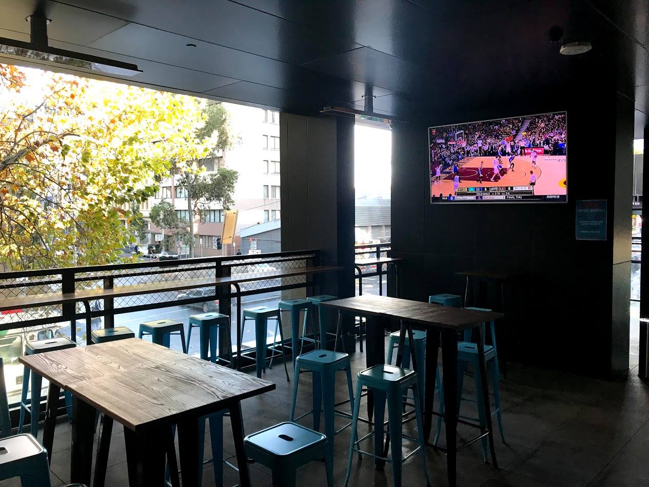 KICKS Melbourne Sports Restaurant and Bar.