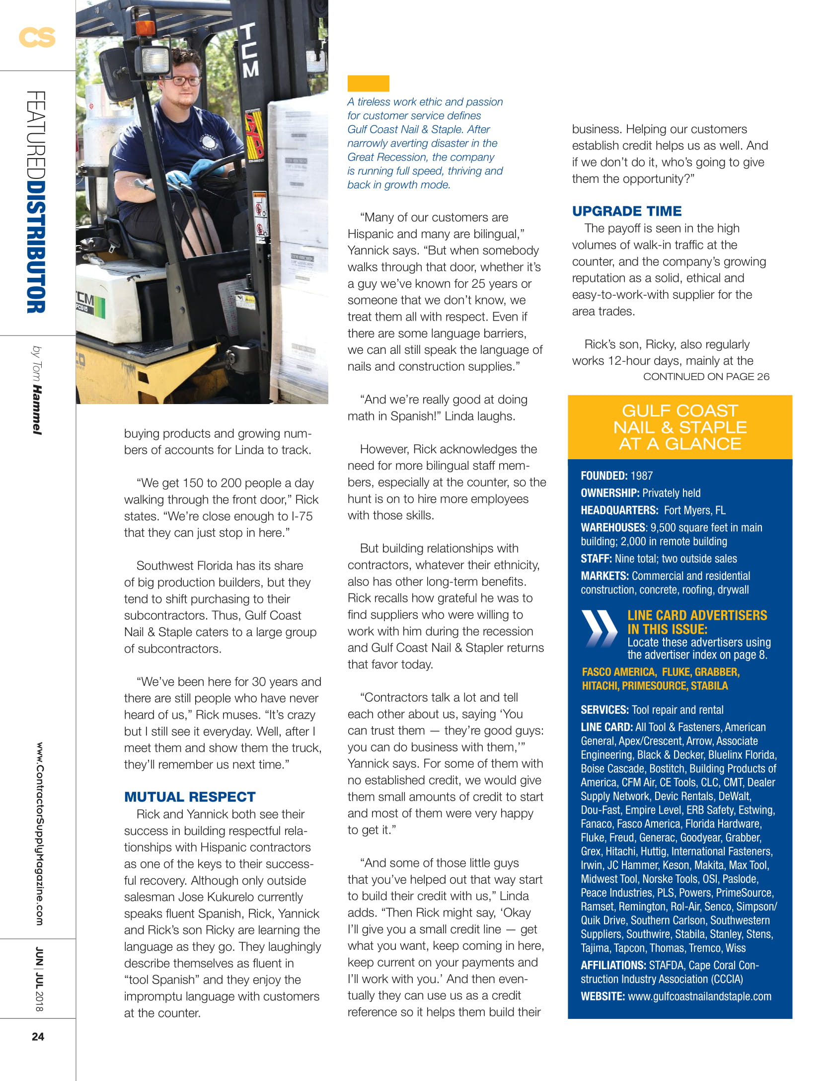 About Us l Fort Myers, FL l Gulf Coast Nail & Staple