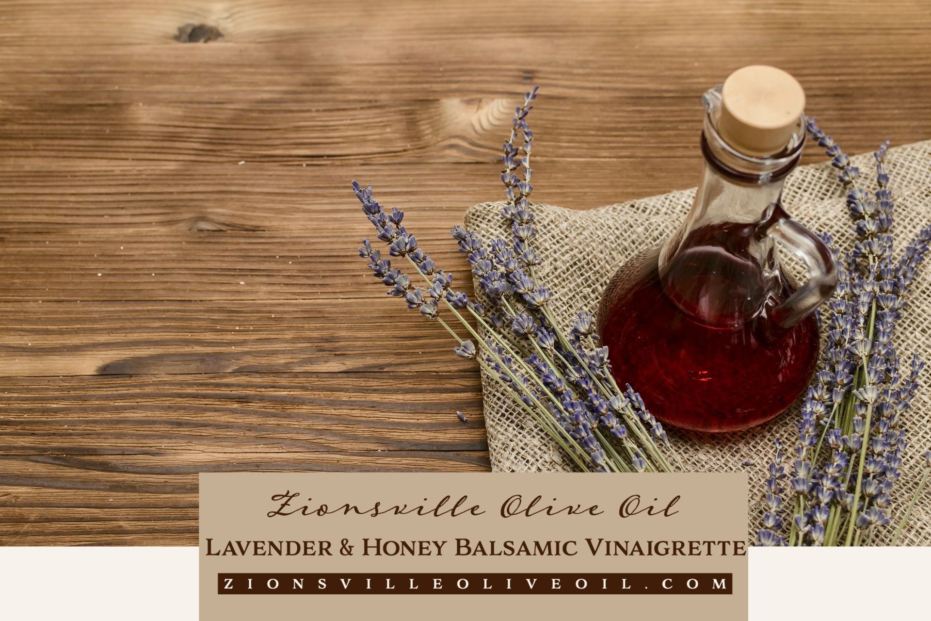Lavender & Honey Balsamic Vinaigrette