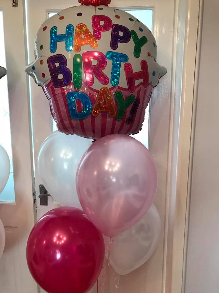 Helium balloon decorations in Southampton