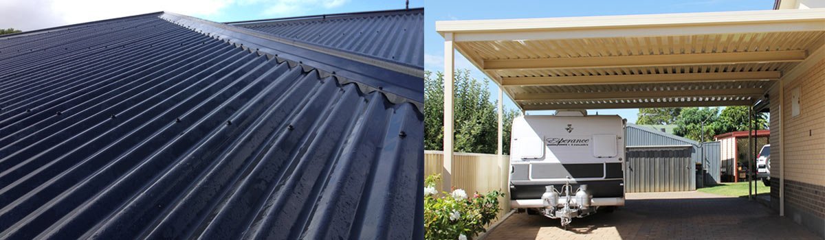 One of our professional carports in Eyre Peninsula