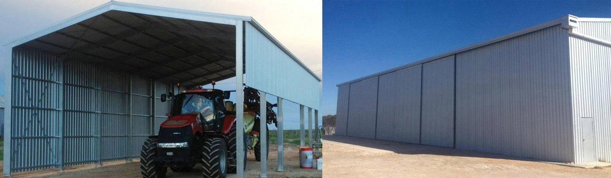 Some sheds on the Eyre Peninsula