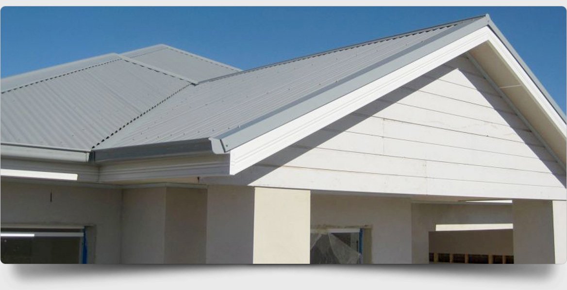 all oz roof plumbing house roof with new gutter line