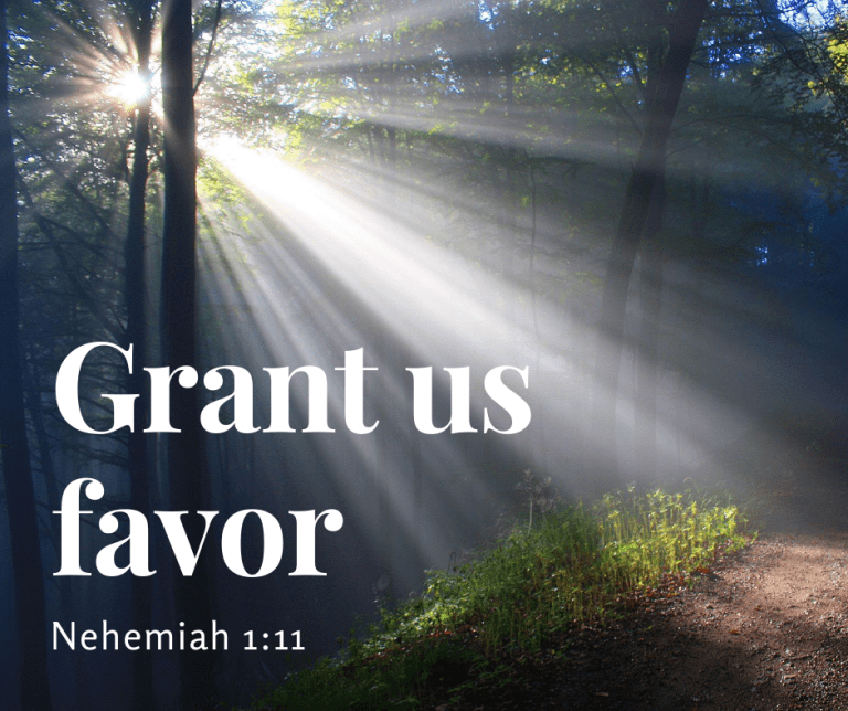 “Grant us Favor…” Nehemiah 111