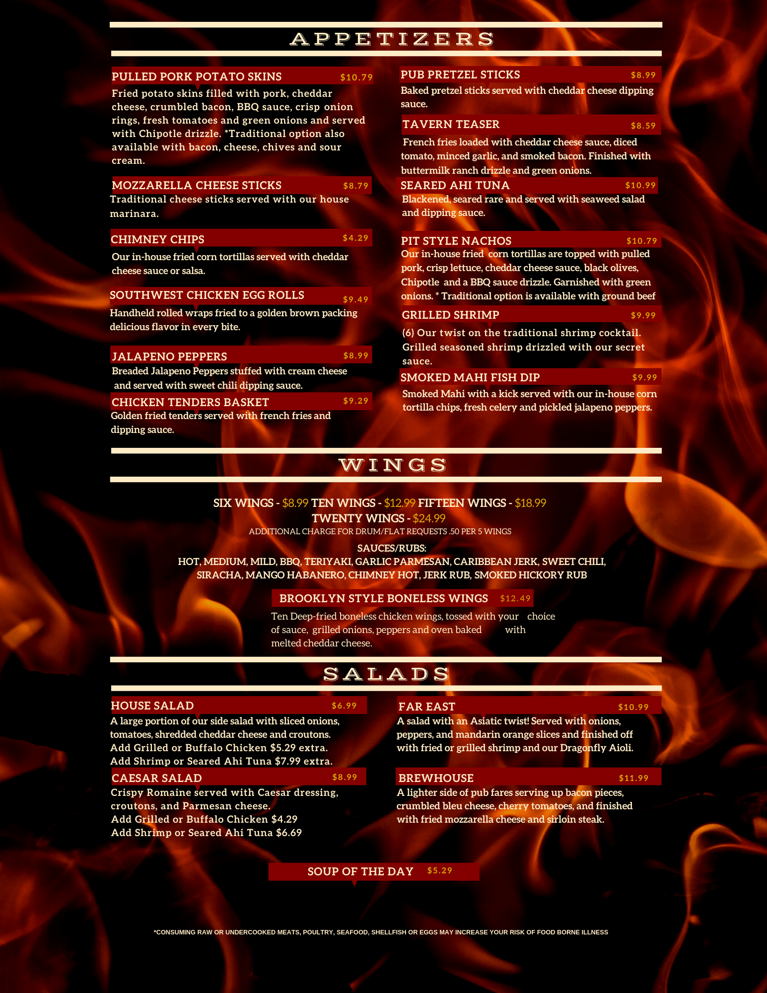 Menu l Palm Bay, FL l Copper Chimney Grill & Bar