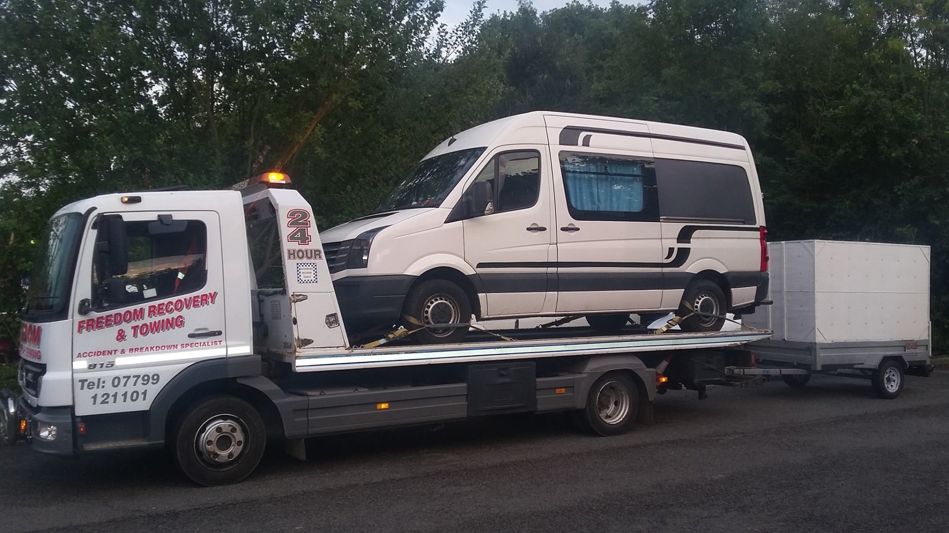 Vehicle recovery company Freedom Recovery & Towing