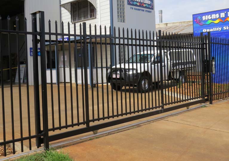 sliding steel gates