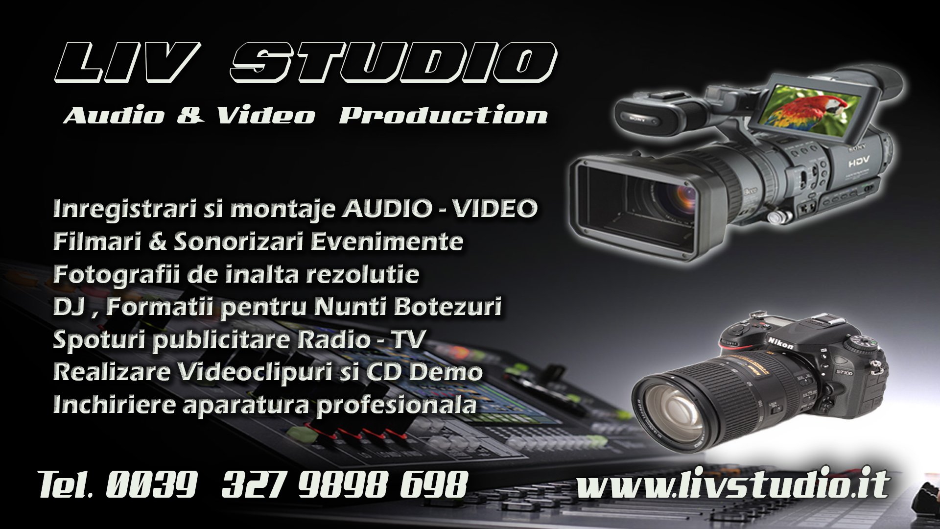 Liv Studio Torino Audio Video Production