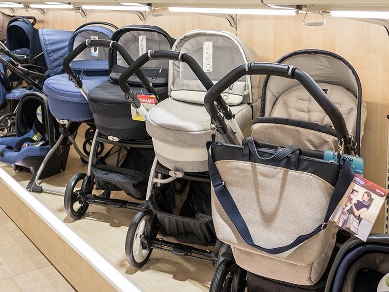 culle e carrozzine per neonati