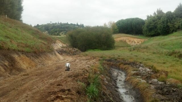 Excavation work in Bay of Plenty
