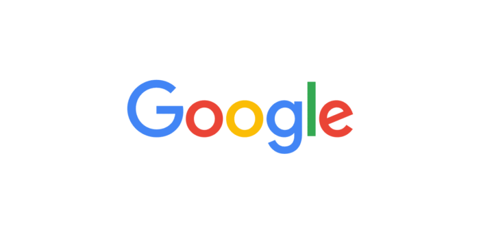 The google logo is on a white background.