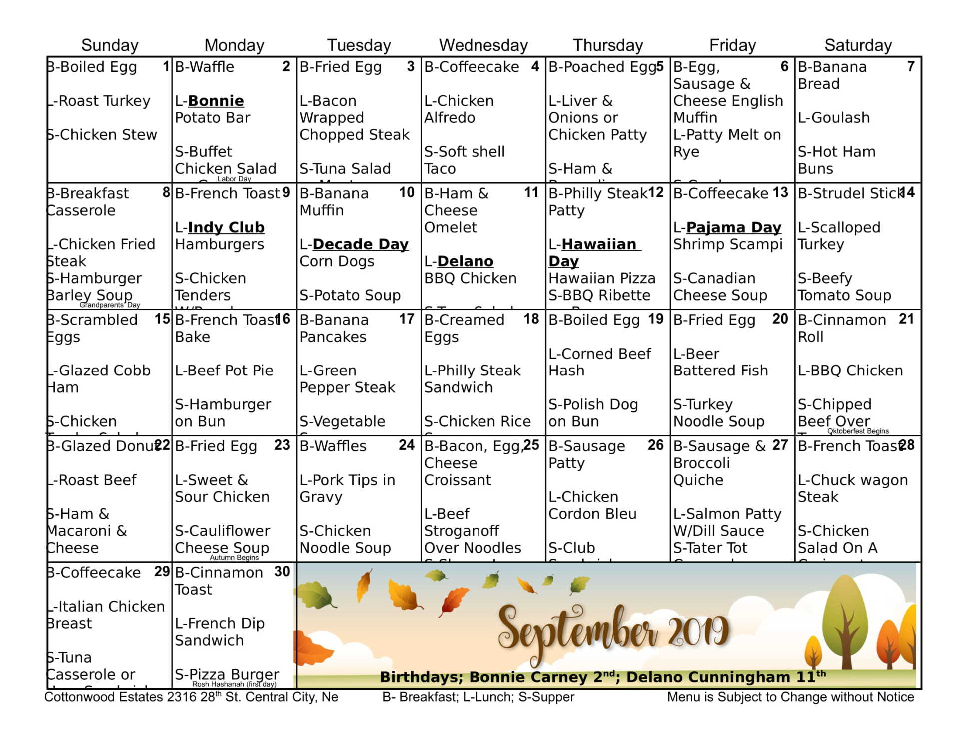 Modern Nursing Home Central City, NE Cottonwood Estates