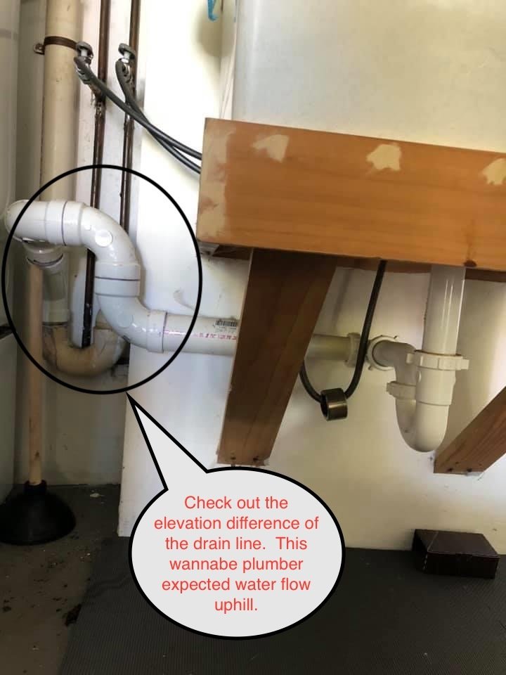 Water DOES NOT flow uphill! American Plumbing, LMP 556