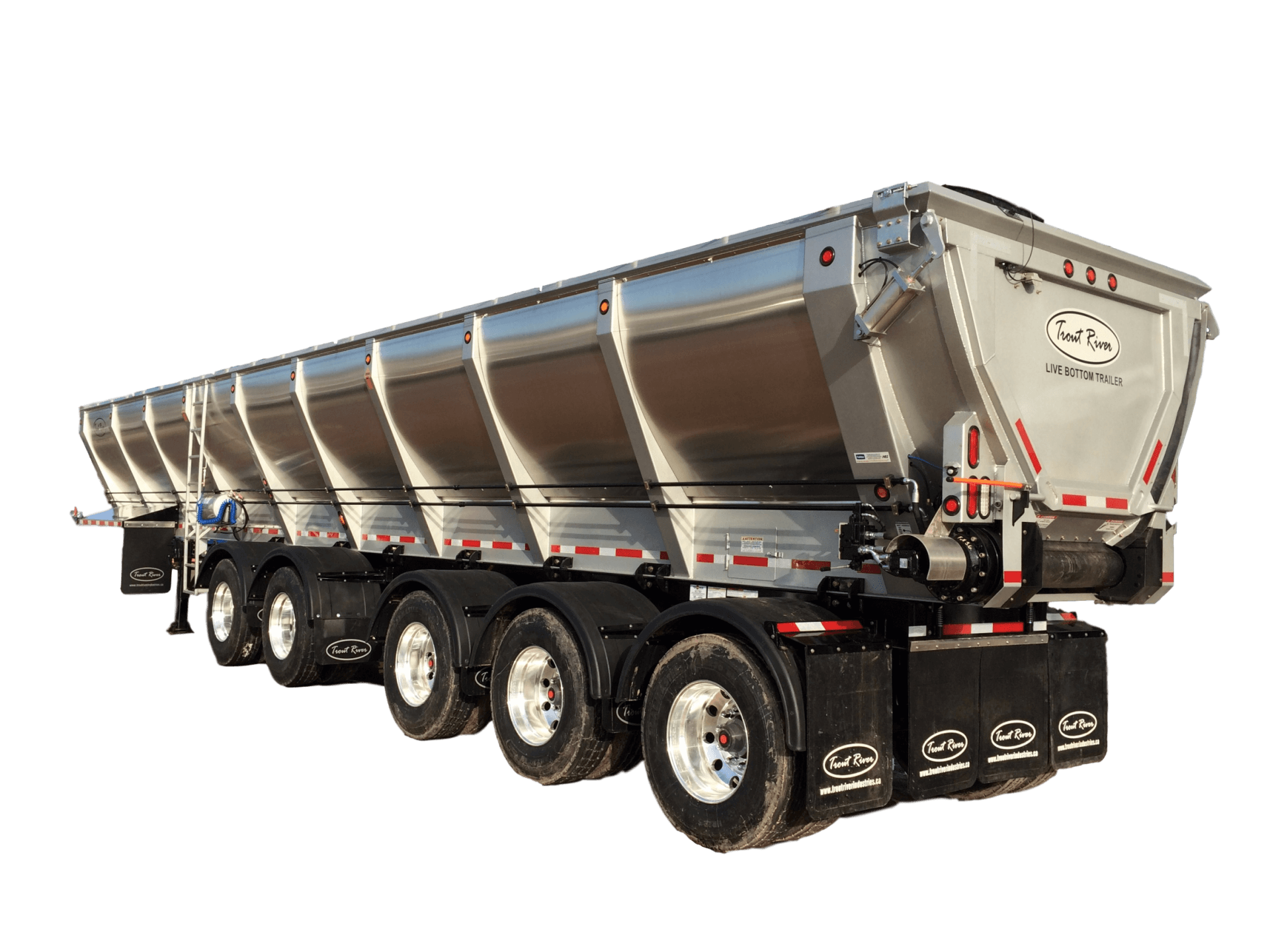 Live Bottom Trailers The Ultimate Flow Boy Truck Trout River Industries