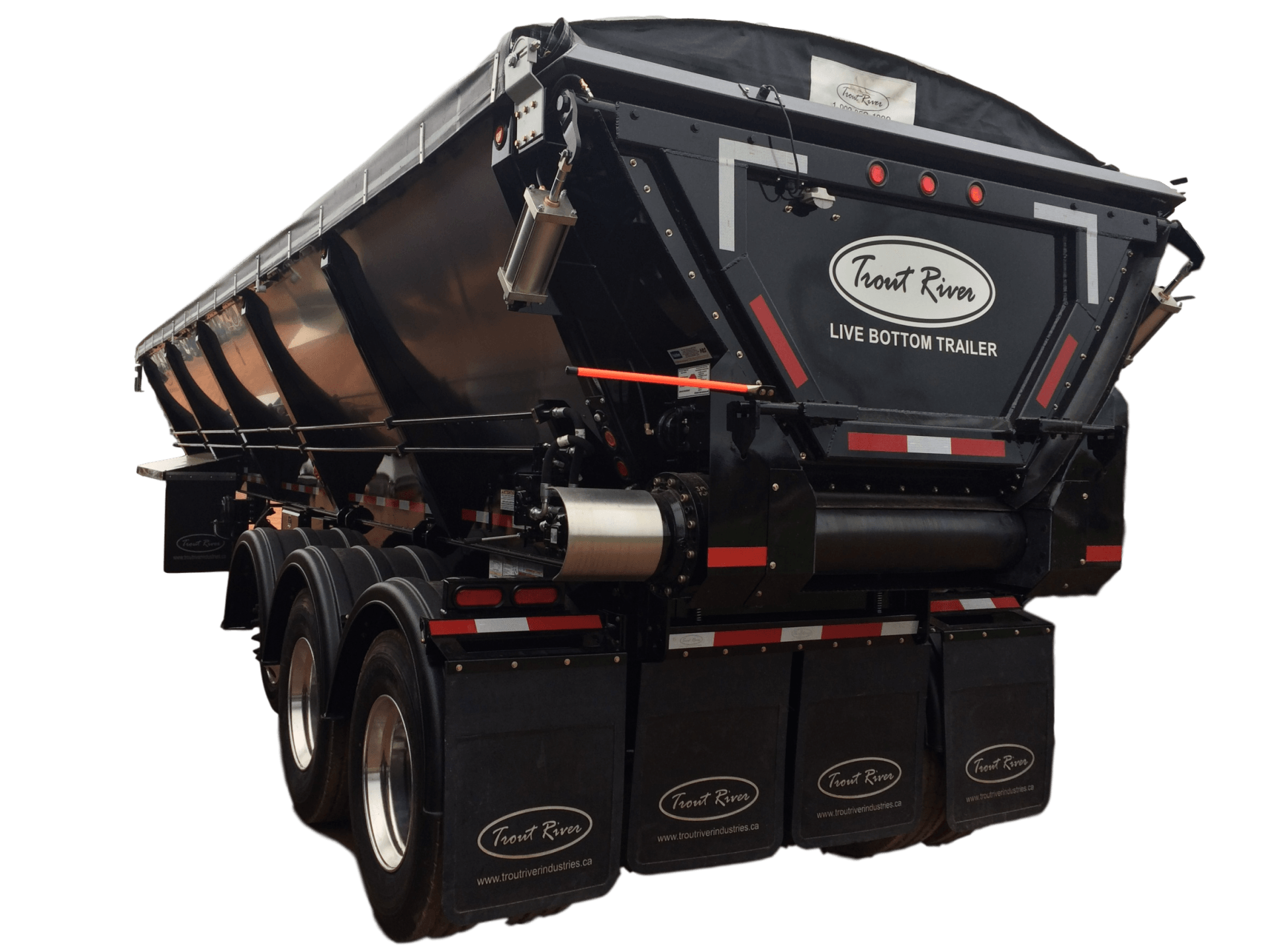 Live Bottom Trailers The Ultimate Flow Boy Truck Trout River Industries